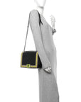 Canvas Quilted New Medium Fluo Boy Flap Black Grey Yellow