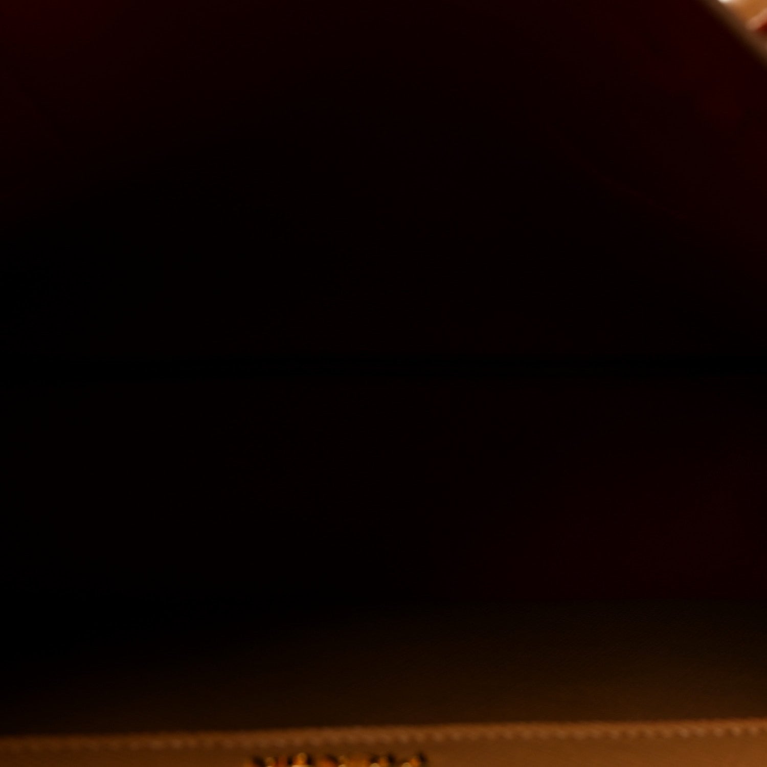 Saffiano Cuir Medium Double Bag Caramel Fuoco