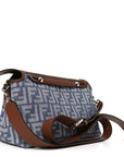 Denim Vitello Grace FF Mini By The Way Boston Bag  Blue