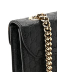 MicroGCCIssima Mini Emily Chain Shoulder Bag Black