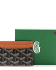Goyardine Saint Sulpice Card Holder Black Gold