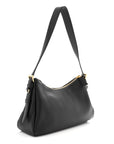 Soft Calfskin Medium Aimee Shoulder Bag Black