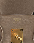 Epsom Birkin 35 Etoupe