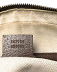 GG Supreme Monogram Web Medium Ophidia Messenger Bag Brown