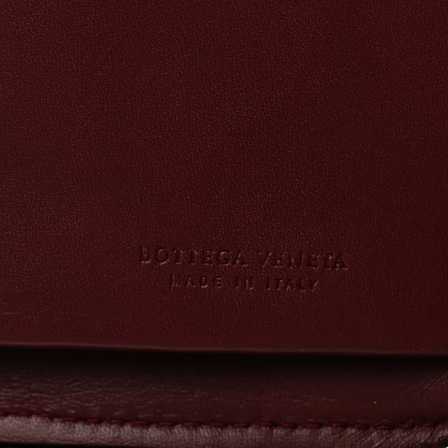 Nappa Intrecciato Travel Organizer Wallet Red