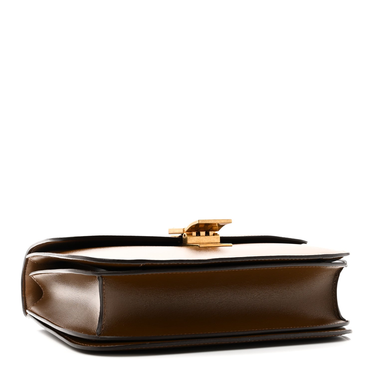 Box Calfskin Medium Classic Box Flap Bag Camel