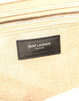 Linen Calfskin Rive Gauche Tote Optic White