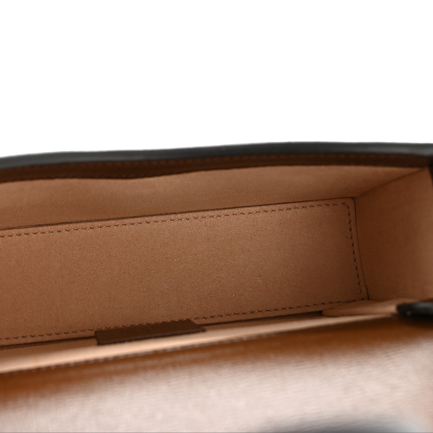 GG Supreme Monogram Mini Horsebit 1955 Shoulder Bag Beige Brown Sugar