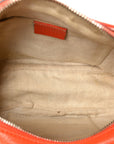 Pebbled Calfskin Small Soho Disco Bag Sun Orange