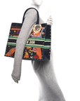 Suede Large L'Air Book Tote Black