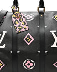 Monogram Giant Wild At Heart Keepall Bandouliere 45 Black