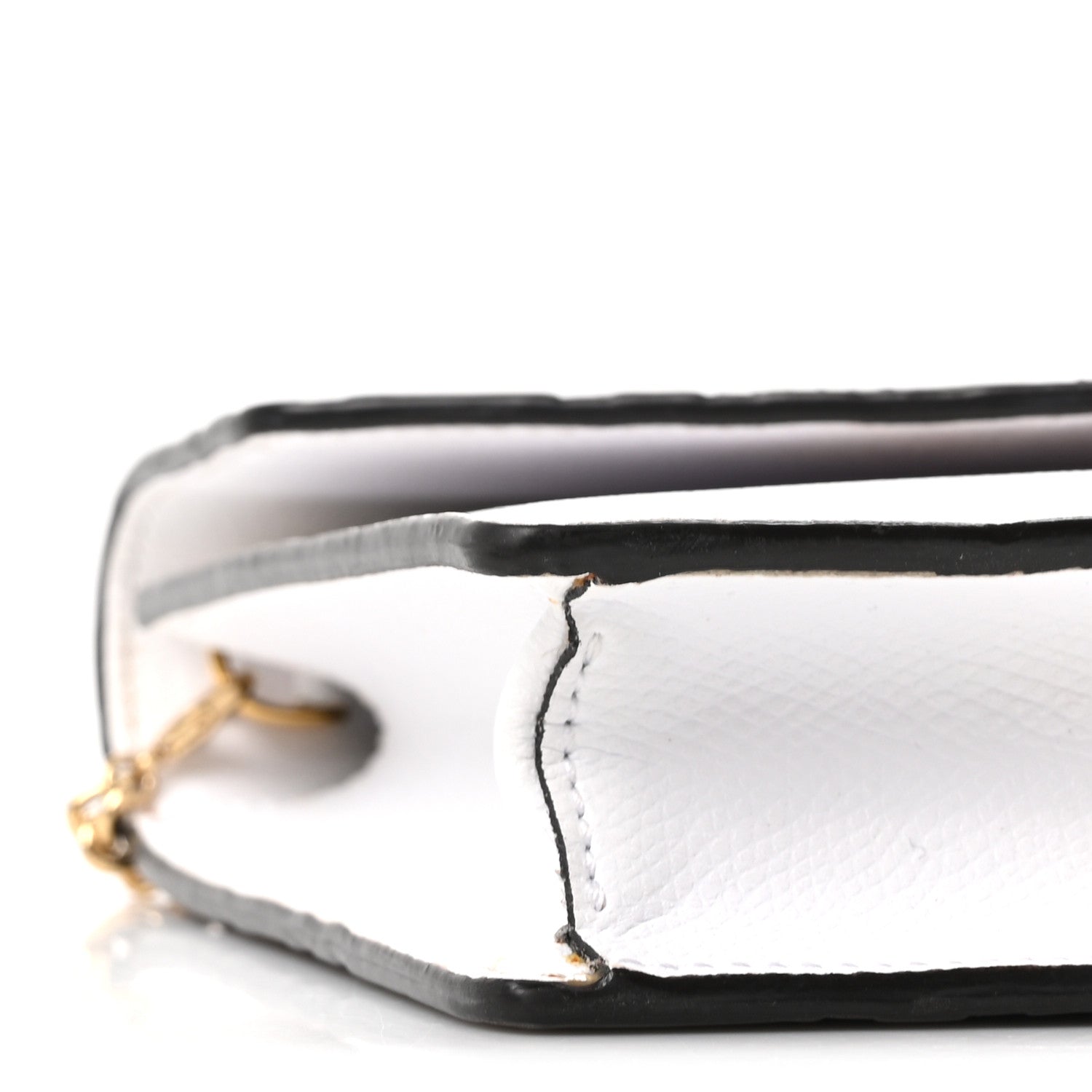 Vitello Cruise F is FNDI Bi-Color FF 1974 Embossed Medium Envelope Wallet On Chain Maya Black White