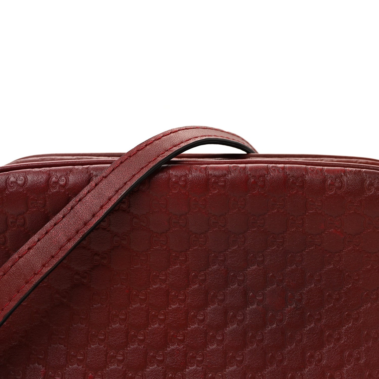 MicroGCCIssima Mini Bree Messenger Bag Red