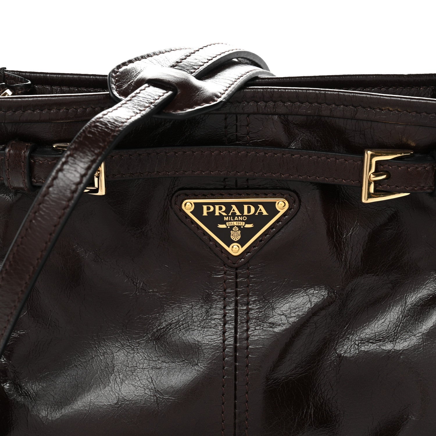 Soft Lux Calfskin Mini Bonnie Dark Brown