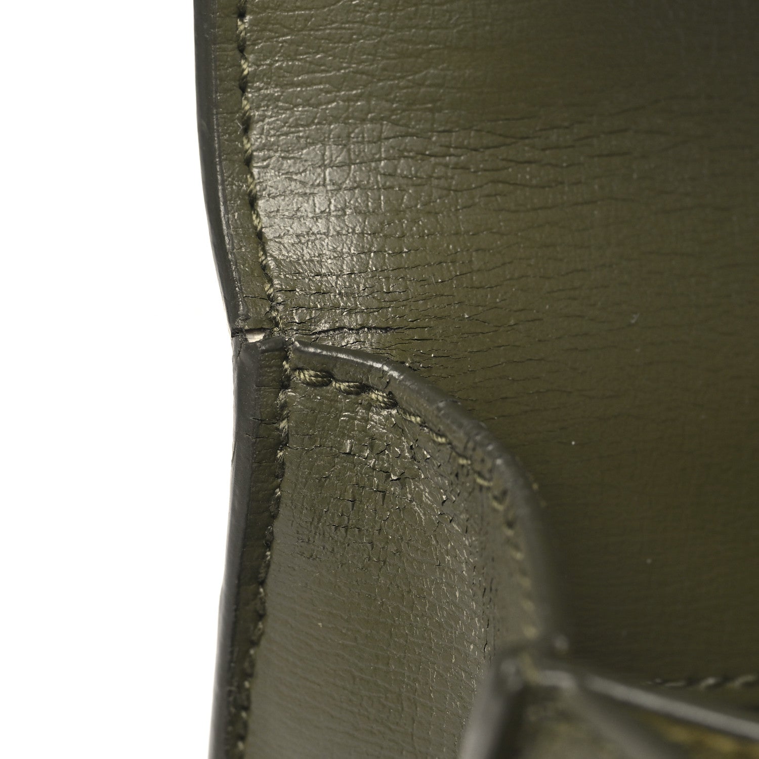 Calfskin Medium Monogram Sunset Vert Kaki