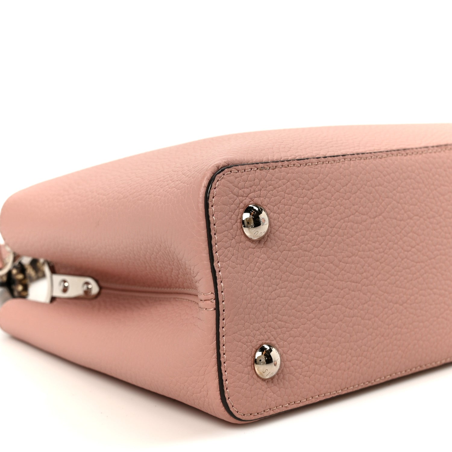 Taurillon Snakeskin Capucines PM Magnolia