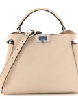 Vitello Tahiti Burro Bi-Color Medium Peekaboo Iconic Essentially Satchel Nuvola Rosa Bourbon