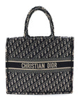 Oblique Large Book Tote Blue Multicolor