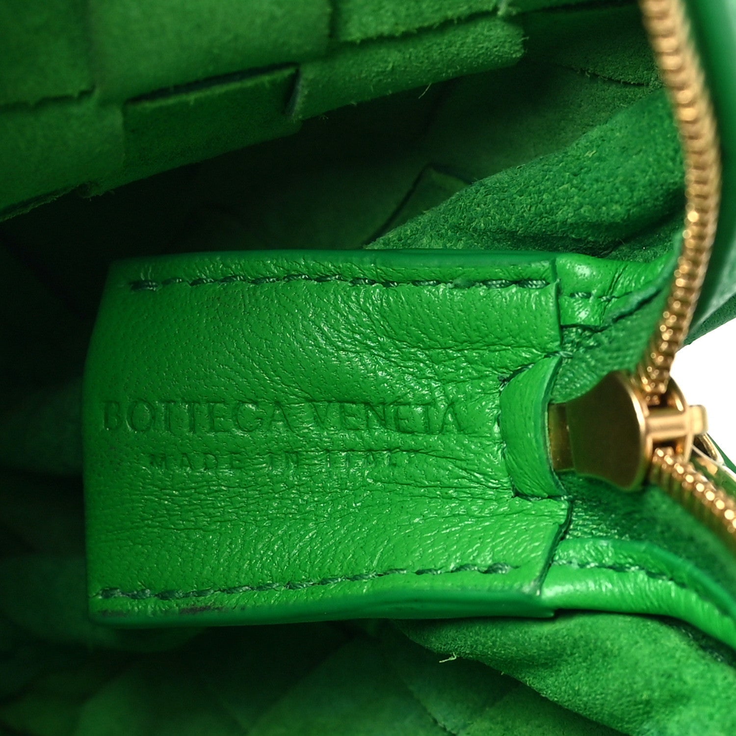 Nappa Intrecciato Mini Loop Camera Bag Parakeet