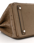 Ostrich Birkin 30 Mousse