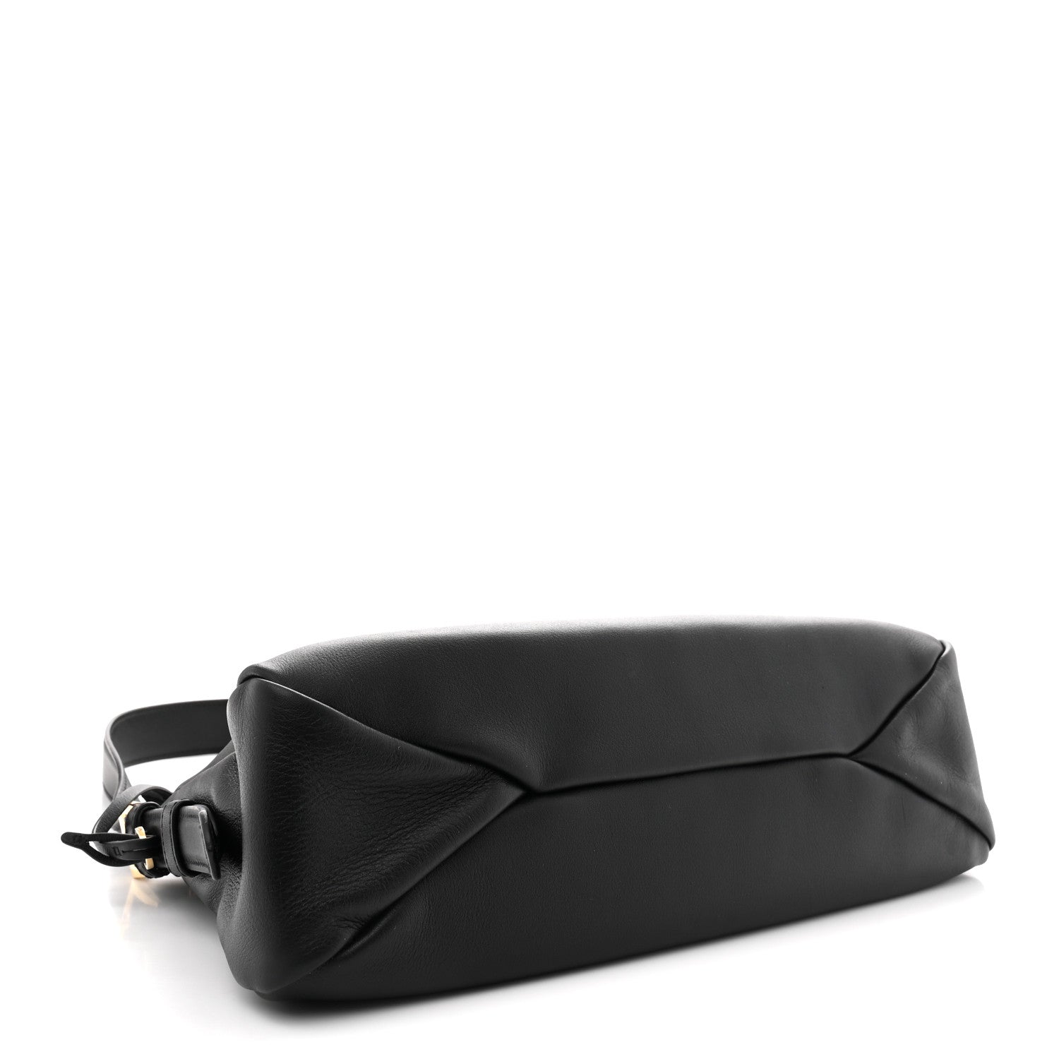 Soft Calfskin Medium Aimee Shoulder Bag Black