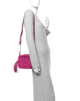 Cellarius Calfskin Small Soho Disco Bag Bright Bouganville