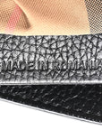 Grainy Calfskin Medium London Tote Bag Black