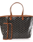 Goyardine Saint Louis PM Black Gold