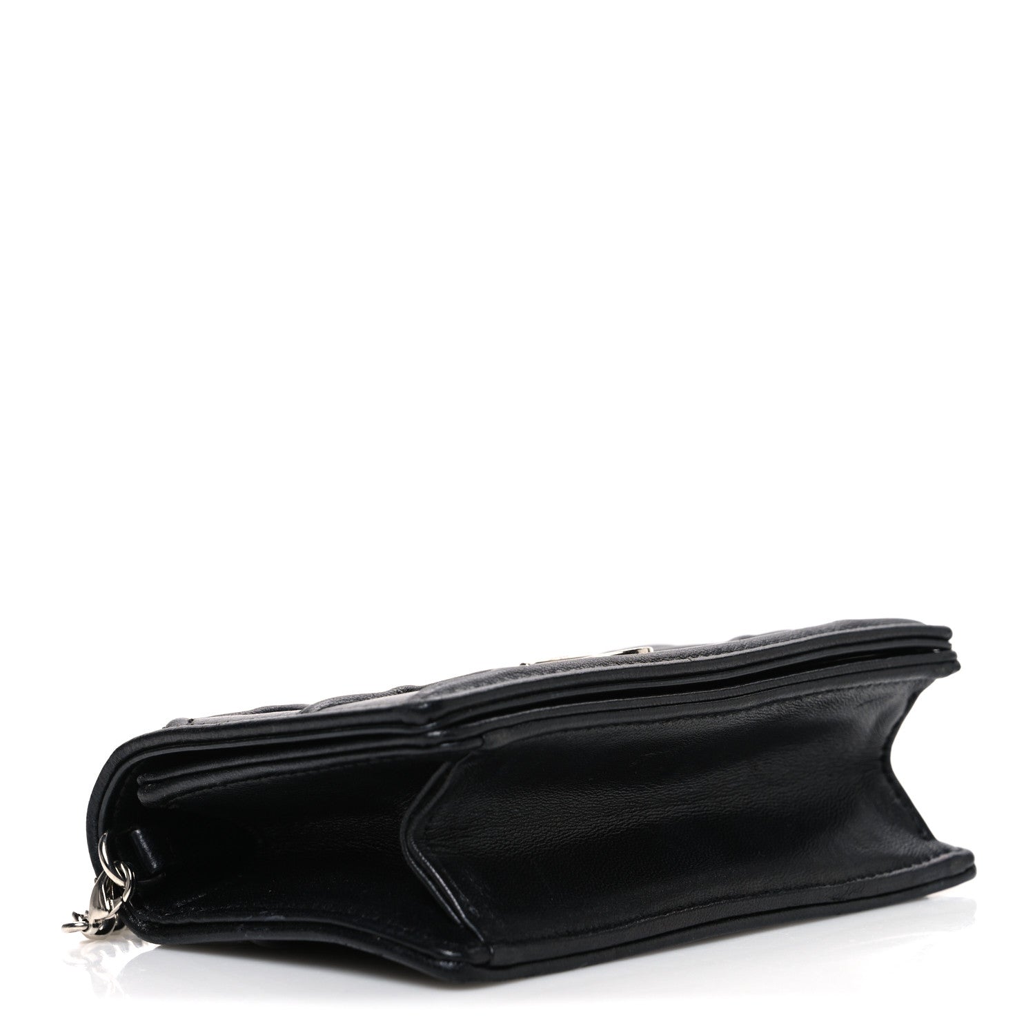 Lambskin Baby D1ORama Flap Bag Black