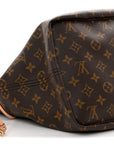 Monogram Stamped Inside Out Neverfull Bandouliere GM Beige