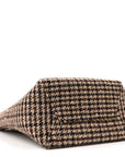 Tweed Small Sangle Bucket Bag Beige