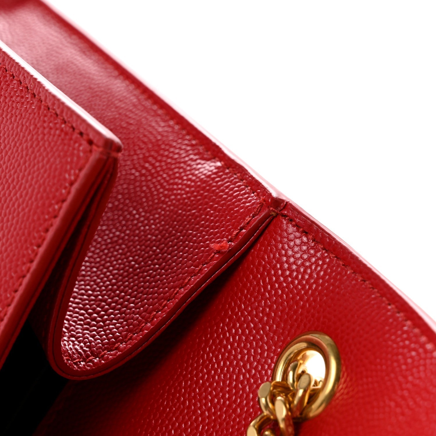 Grain De Poudre Medium Classic Monogram Kate Tassel Satchel Rouge Eros