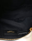 Boucle Tweed Quilted Small Loulou Puffer Monogram Chain Satchel Crema Soft