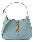 Boarded Dyana Lux Calfskin Small Jackie 1961 Hobo Dusty Azure