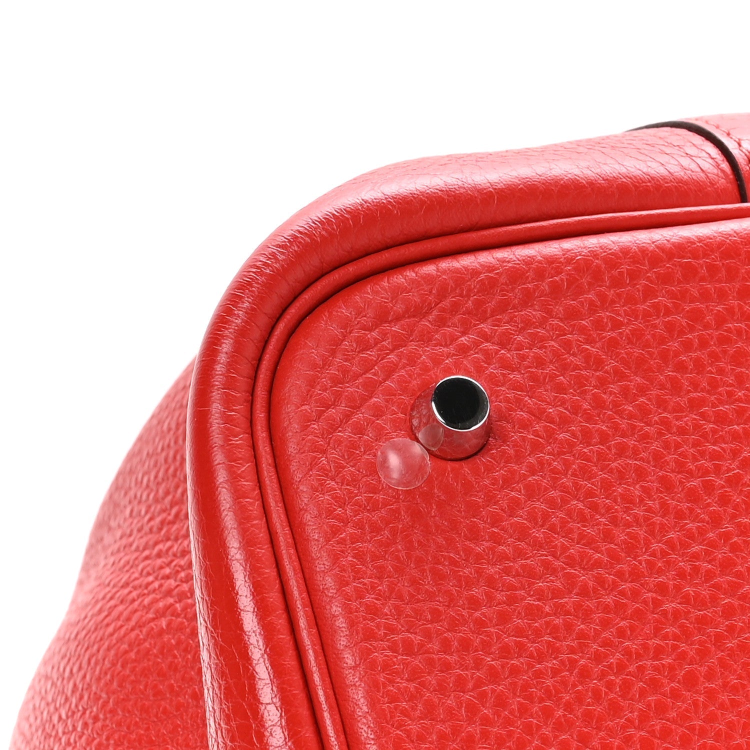 Taurillon Clemence Picotin Lock 22 MM Rouge Tomate