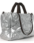 Econyl Monogram Pillow Giant Onthego GM Silver