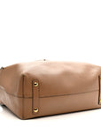 Soft Smooth Calfskin Medium Tote Camel