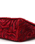 Velvet Rose Medium Caro Bag Rouge