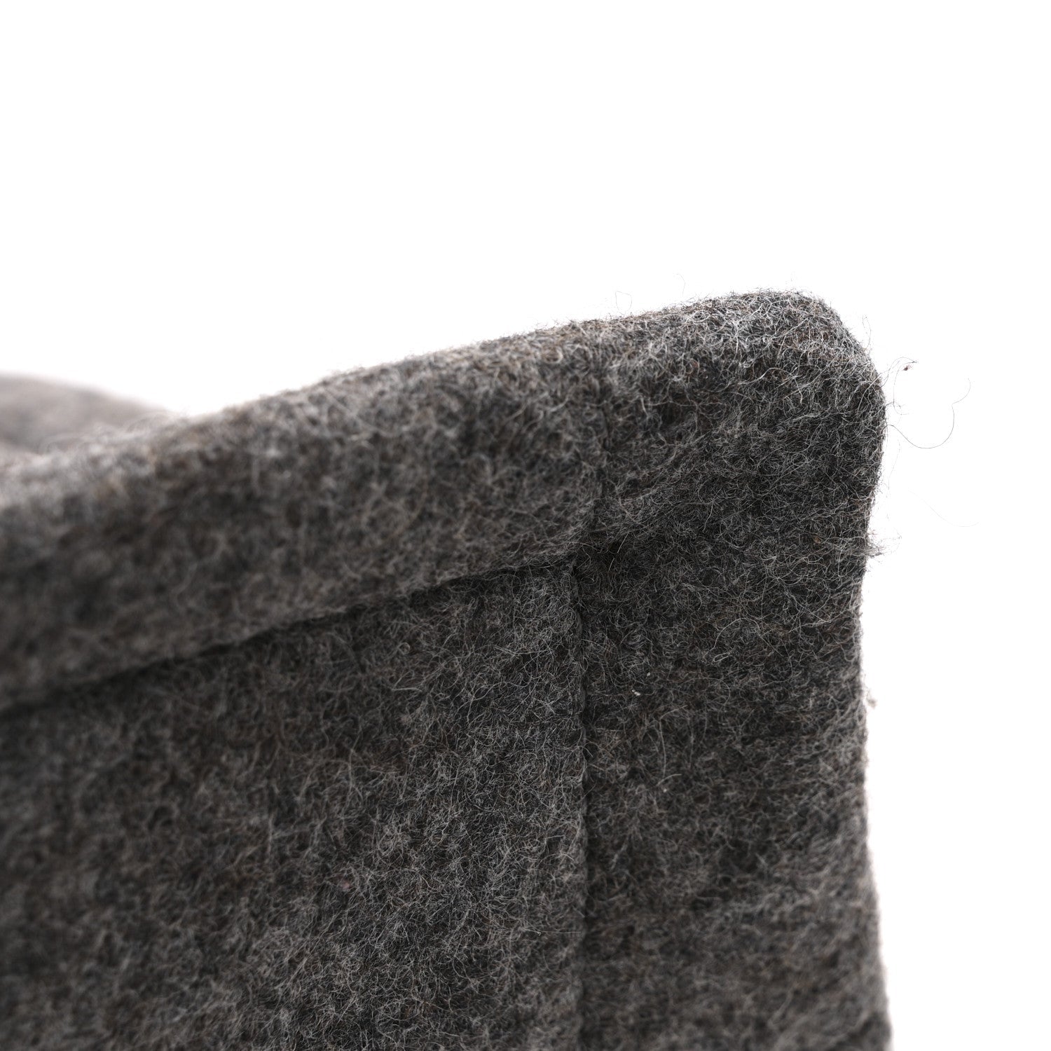 Wool Calfskin Rive Gauche Tote Grey
