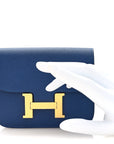Epsom Constance Slim Wallet Bleu Tie