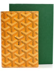 Goyardine Grenelle Passport Wallet Yellow