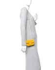 Shearling Vitello Grace Nano Baguette Charm Narciso