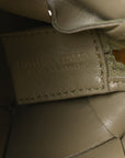 Lambskin Maxi Intrecciato Small Cassette Camera Bag Travertine