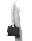 Canvas Herline MM Tote Grey