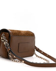Suede MicroGCCIssima Go Small Shoulder Bag Brown