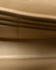 Grainy Calfskin Vintage Check Hampshire Crossbody Beige