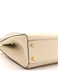 Boarded Plutone Calfskin Medium Jackie 1961 Tote Mystic White