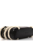 Calfskin Shearling Bang Bang Vanity Case Light Brown Teddy