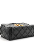 Lambskin Quilted The Softshot 21 Bag Black