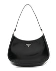 Spazzolato Cleo Shoulder Bag Black